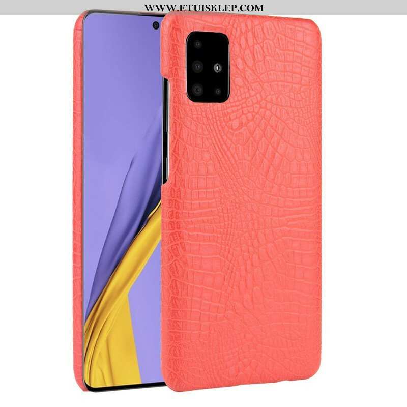 Etui do Samsung Galaxy A51 5G Efekt Skóry Krokodyla